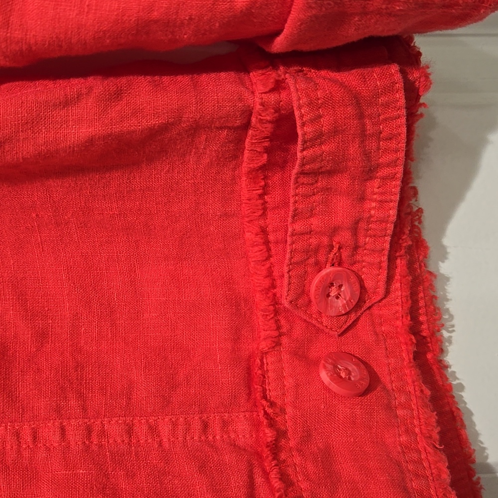 TOMMY BAHAMA TWO PALMS LINEN RAW EDGE JACKET PARADISE PINK SMALL - Picture 13 of 15